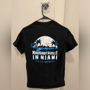 Black Miami Marlins Margaritaville T-shirt